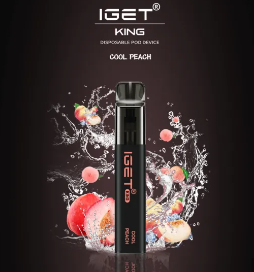 IGET King Cool Peach – 2600 Puffs