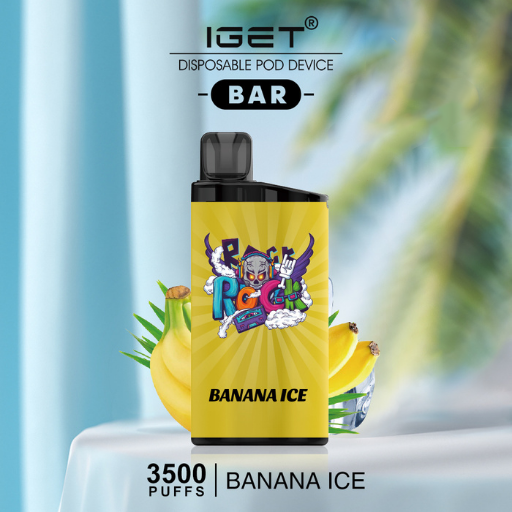Banana Ice – IGET Bar – 3500 Puffs