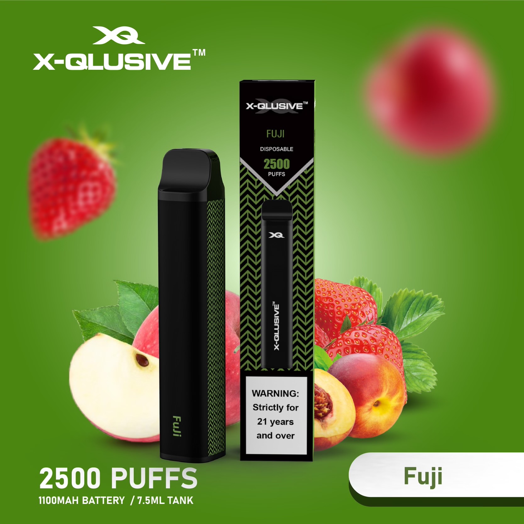 X-Qlusive Fuji – 2500 Puffs