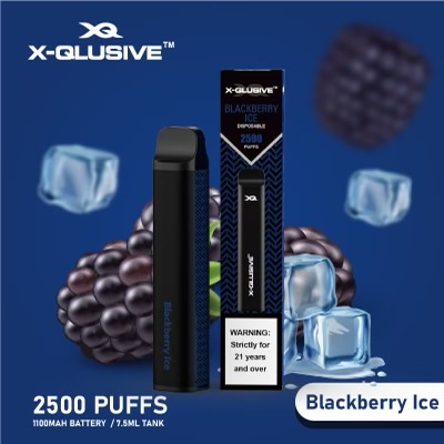 X-Qlusive Blackberry Ice – 2500 Puffs