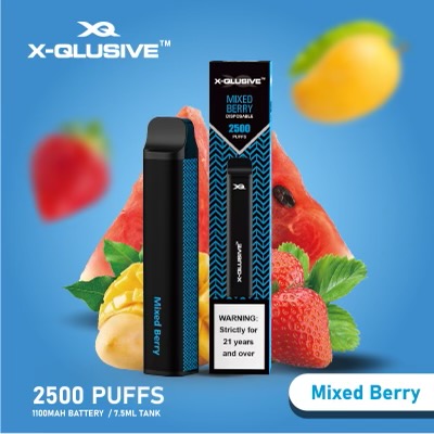 X-Qlusive Mixed Berry – 2500 Puffs