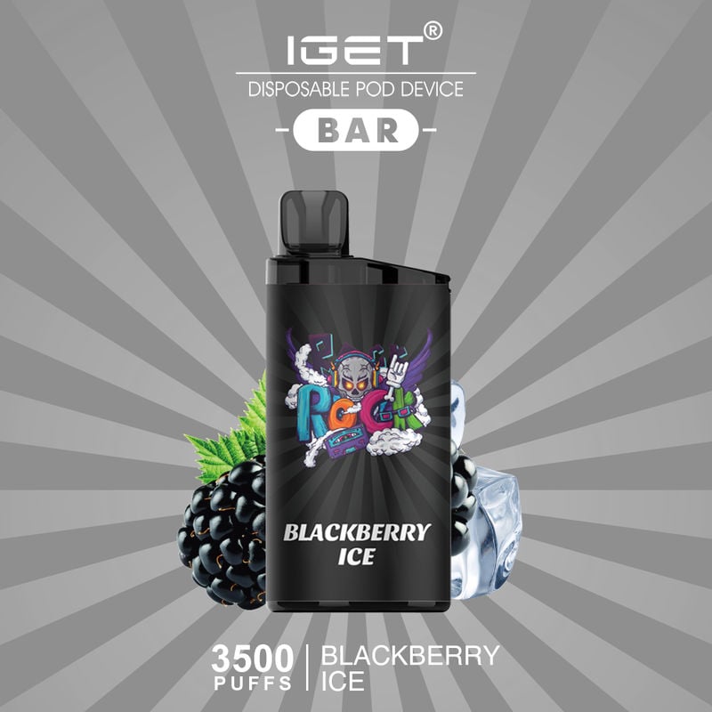 Blackberry Ice – IGET Bar – 3500 Puffs