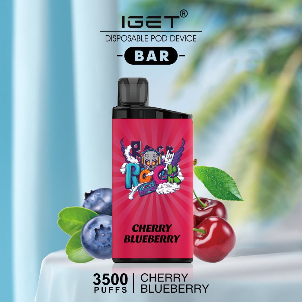 Cherry Blueberry – IGET Bar – 3500 Puffs
