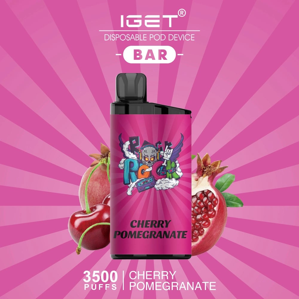 Cherry Pomegranate – IGET Bar – 3500 Puffs