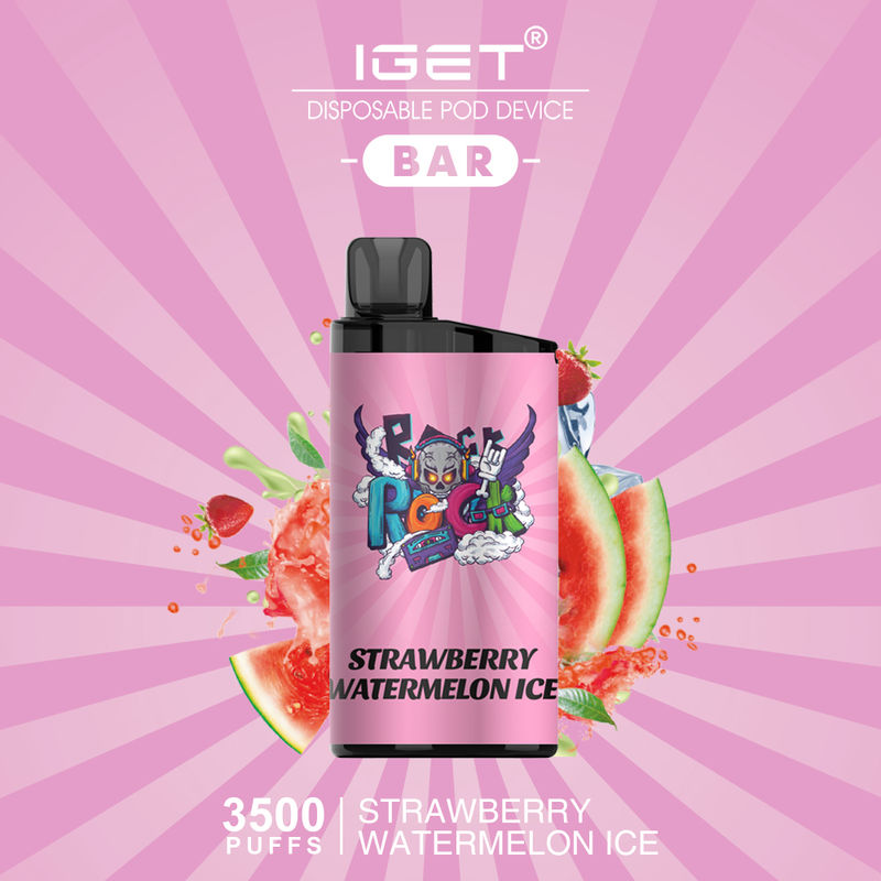 Strawberry Watermelon Ice – IGET Bar – 3500 Puffs