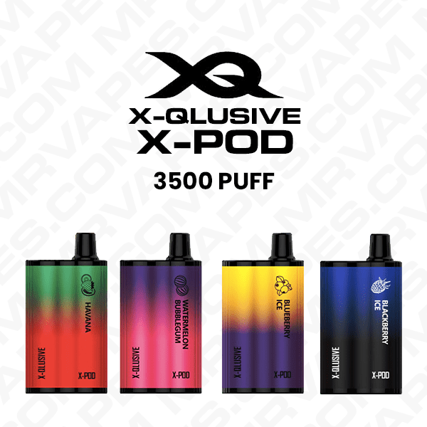 X-Qlusive X-Pod Disposable Vape Wholesale (3800 Puffs)
