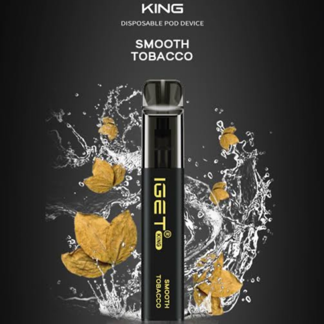 IGET King Smooth Tobacco – 2600 Puffs