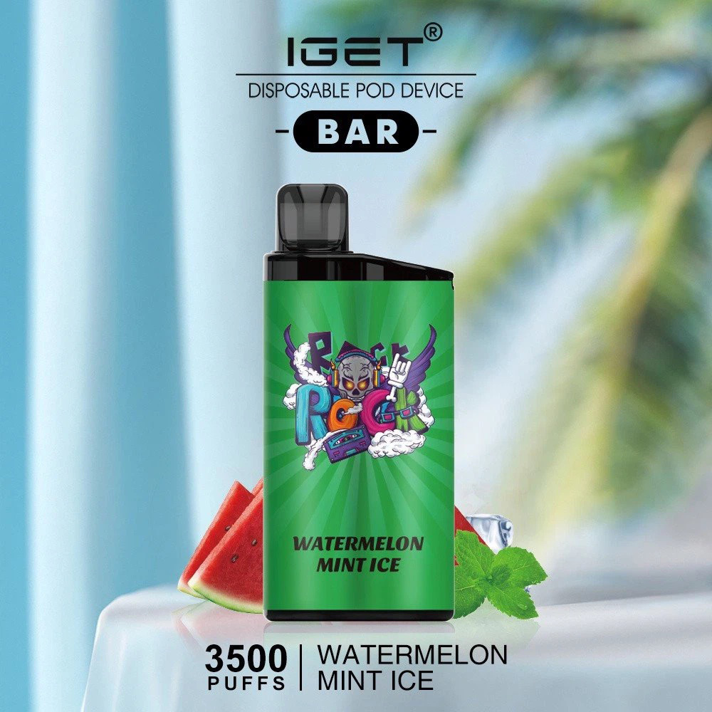 Watermelon Mint Ice – IGET Bar – 3500 Puffs