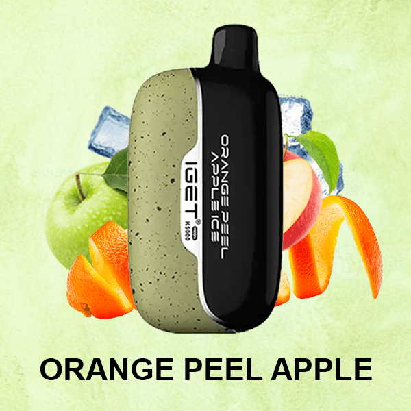 Orange Peel Apple Ice – IGET Moon – 5000 Puffs