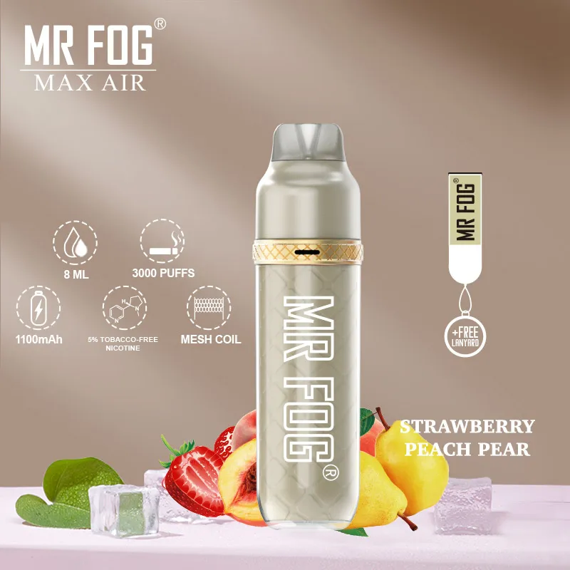 Mr Fog Strawberry Peach Pear – 3600 Puffs