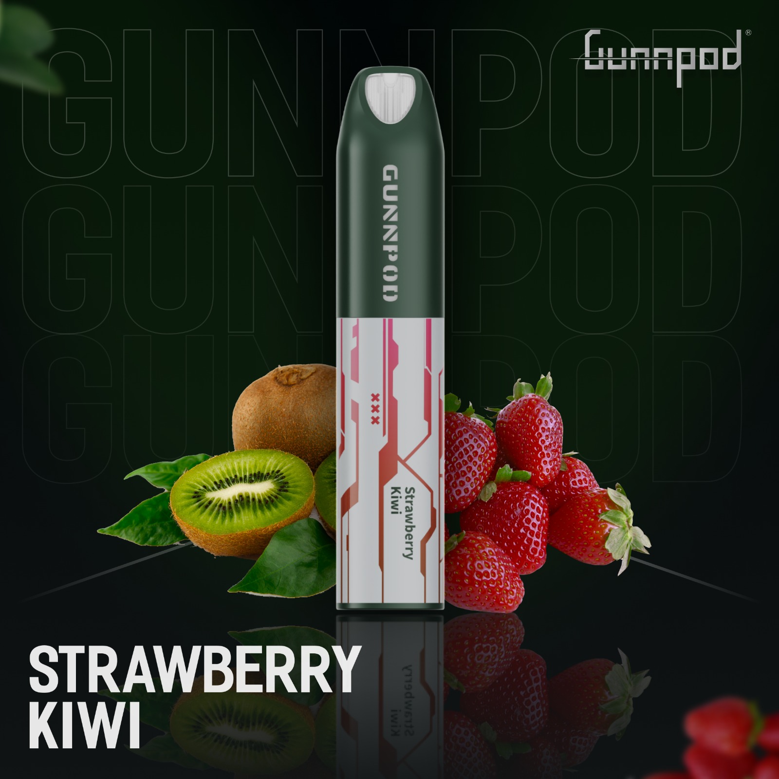 Gunnpod Lume Strawberry Kiwi – 5000 Puffs