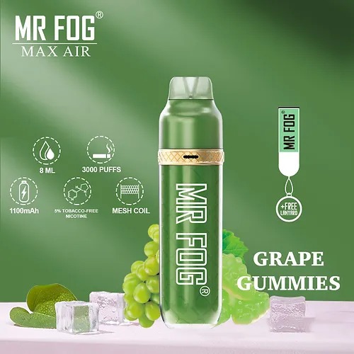 Mr Fog Grape Gummie – 3600 Puffs