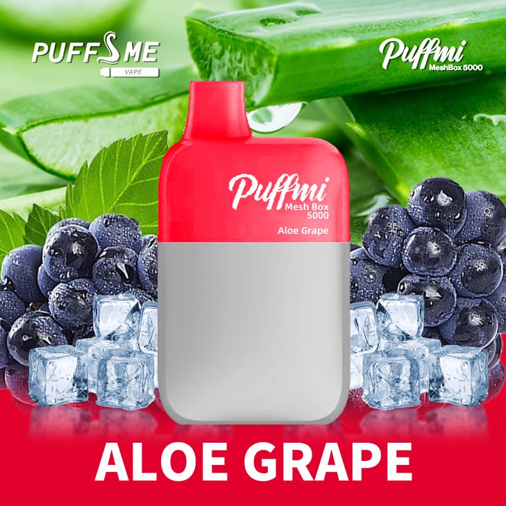 Puffmi Aloe Grape Ice – 5000 Puffs