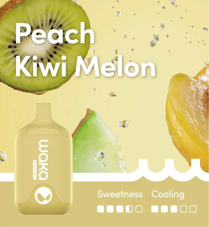 Waka Smash Peach Kiwi Melon – 6000 Puffs
