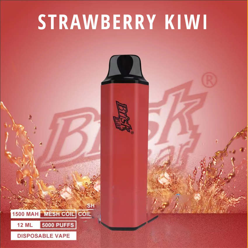 Brisk Bar Strawberry Kiwi – 5000 Puffs