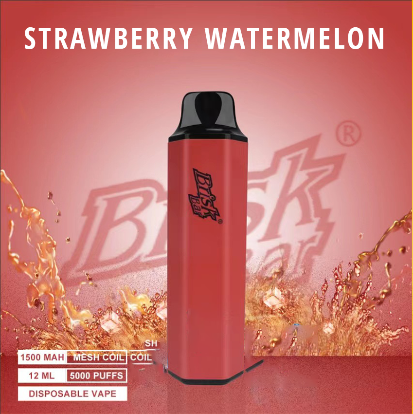 Brisk Bar Strawberry Watermelon – 5000 Puffs