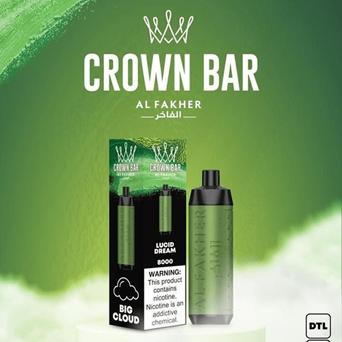 Alfakher Crown Bar Lucid Dream – 8000 Puffs
