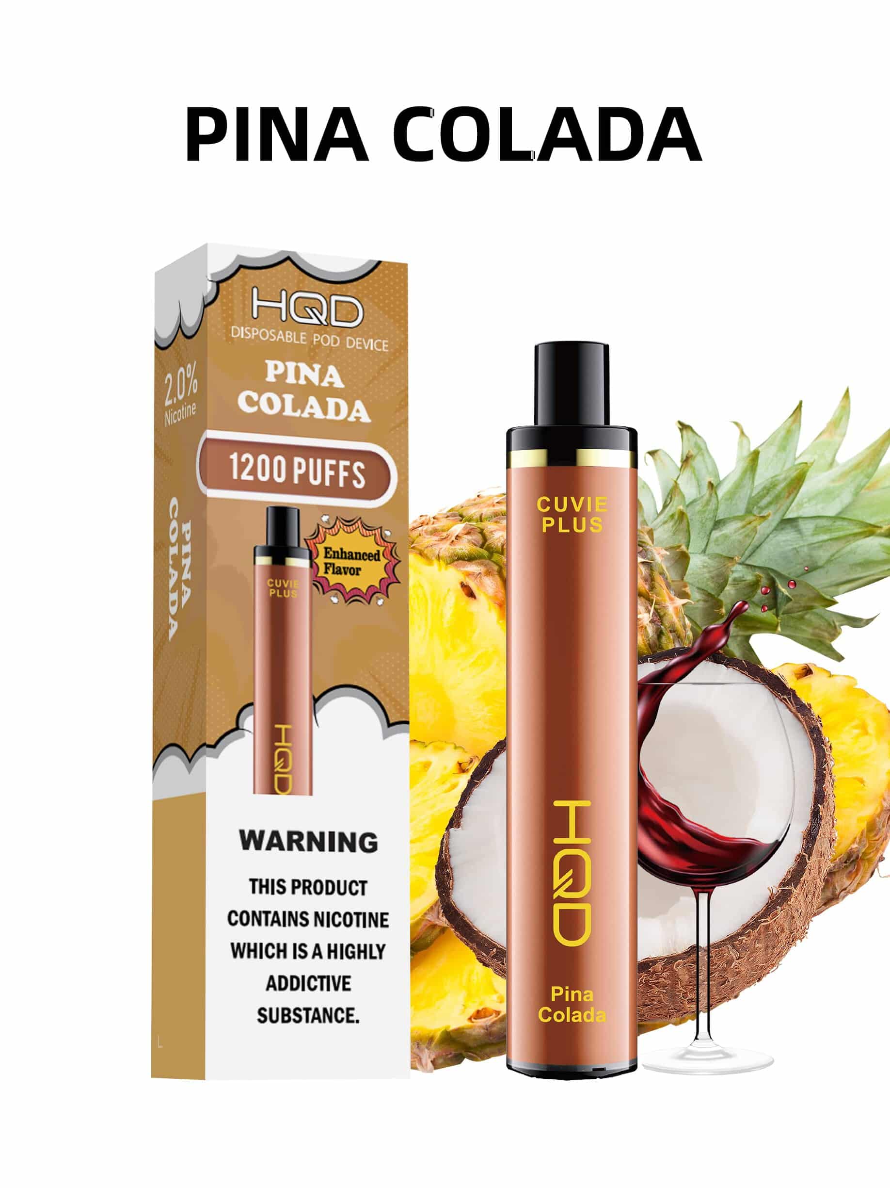 HQD Cuvie Plus Pina Colada – 1200 Puffs