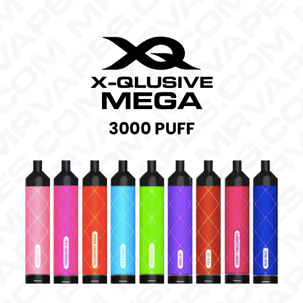 X-Qlusive Mega – 3600 Puffs – 100 Pack
