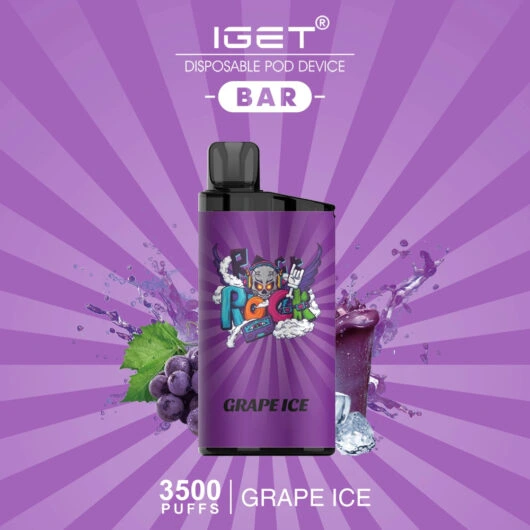 Grape Ice – IGET Bar – 3500 Puffs