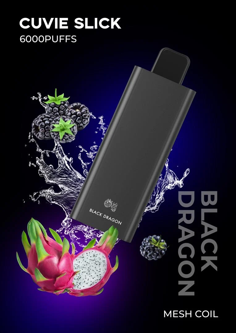 Black Dragon – HQD Slick – 6000 Puffs