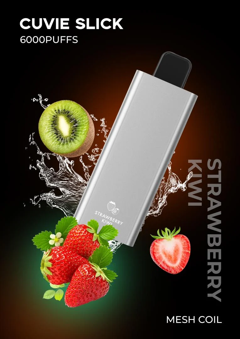 Strawberry Kiwi – HQD Slick – 6000 Puffs