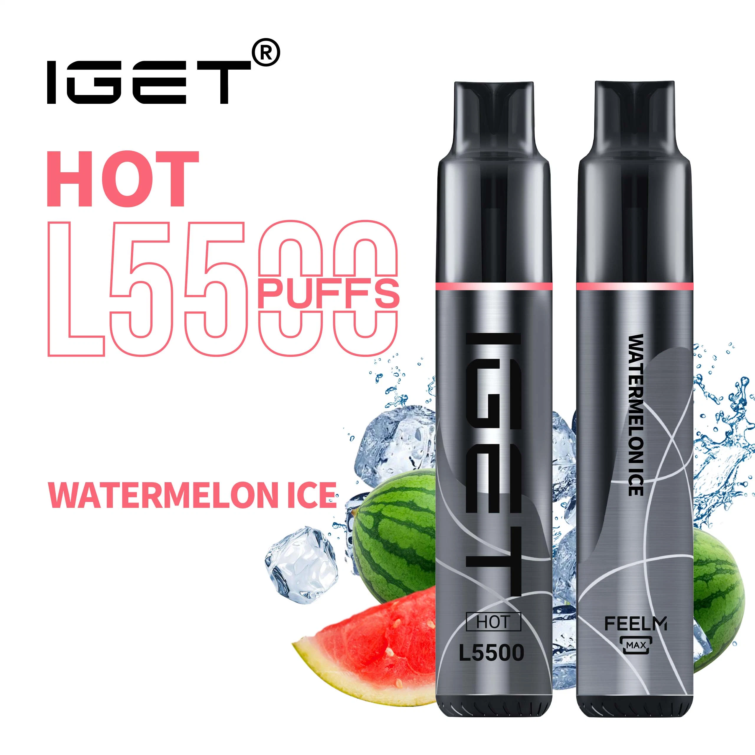 Watermelon Ice – IGET Hot – 5500 Puffs