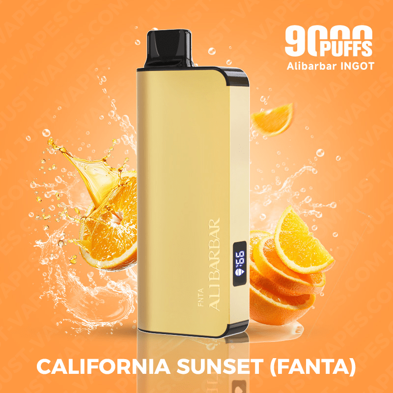 California Sunset (fanta) – Alibarbar Ingot – 9000 Puffs