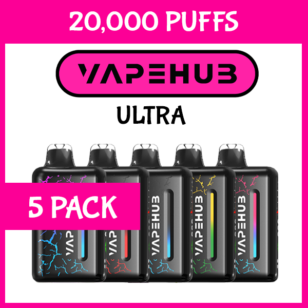 5 Pack – Vapehub Ultra – 20000 Puffs