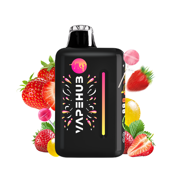 Chupa Chups Strawberry – Vapehub Ultra 20000