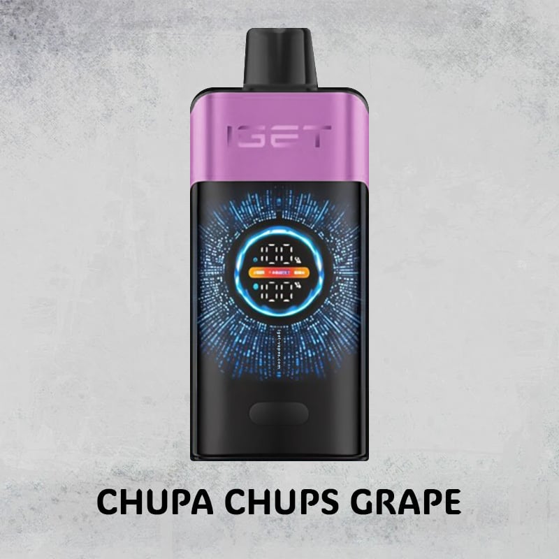 Chupa Chups Grape – IGET One – 12000 Puffs
