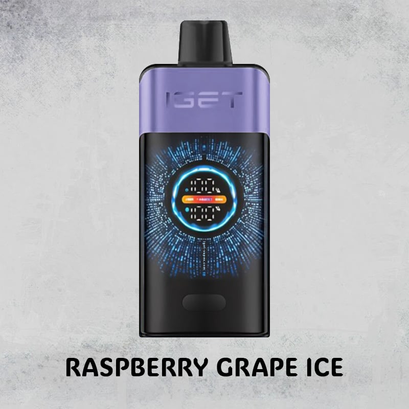 Raspberry Grape Ice – IGET One – 12000 Puffs