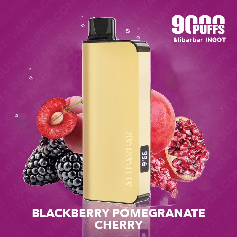 Blackberry Pomegranate Cherry – Alibarbar Ingot – 9000 Puffs