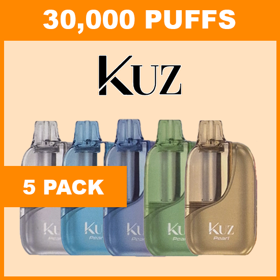 5 Pack – KUZ Pearl 30000 Puffs