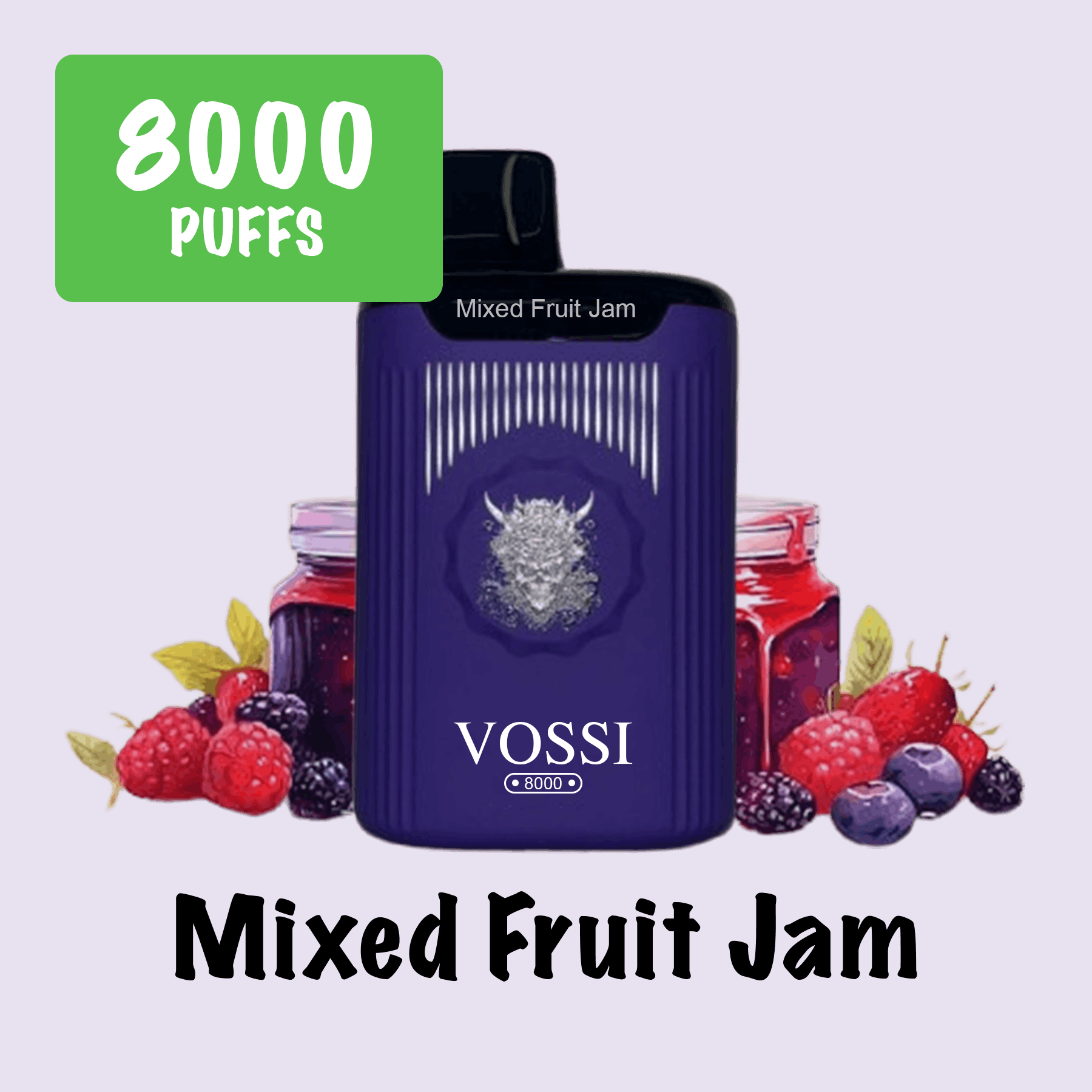 Mixed Fruit Jam – Vossi – 8000 Puffs