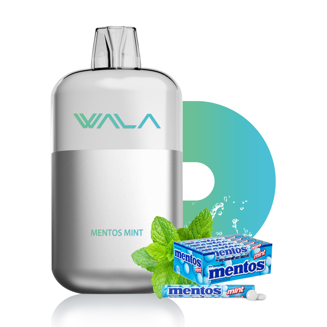 Mentos Mint – Wala Pop – 10000 Puffs