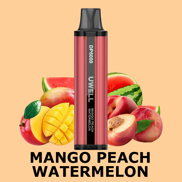 Mango Peach Watermelon – Uwell – 6000 Puffs