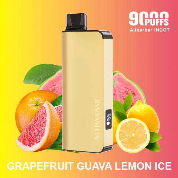 Grapefruit Guava Lemon Ice – Alibarbar Ingot – 9000 Puffs